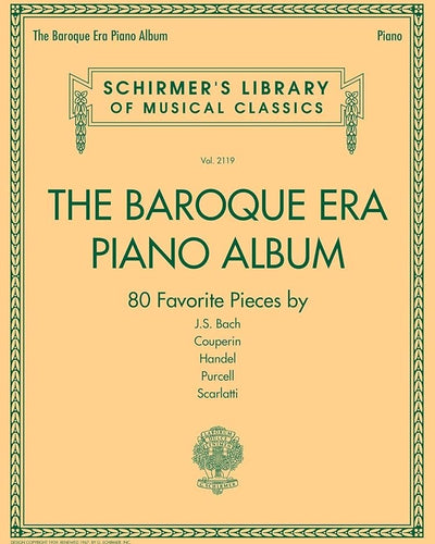 The Baroque Era Piano Album