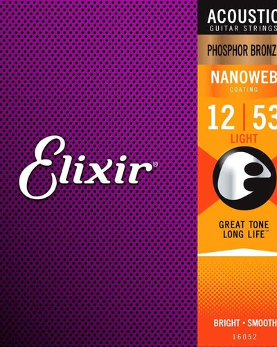 Elixir Acoustic Phos Bronze Nano 12-53