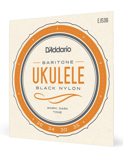 D'Addario Black Baritone Uke Strings