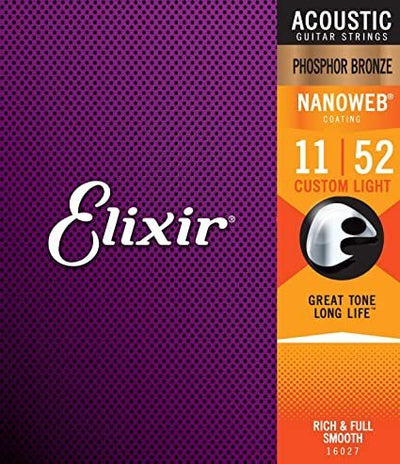 Elixir Acoustic Phos Bronze Nano 11-52