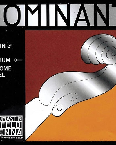 Dominant 3/4 Violin E Ball End Med Chrome Steel