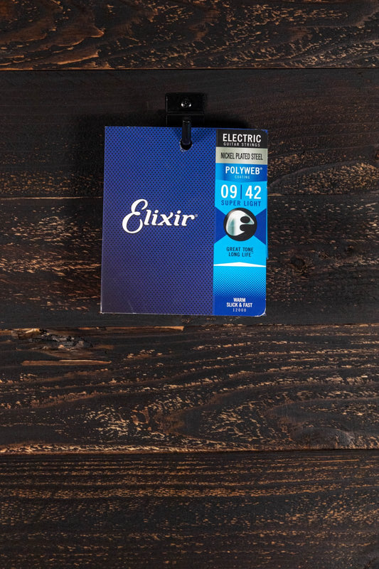 Elixir Electric Polyweb 9-42 Guitar Strings