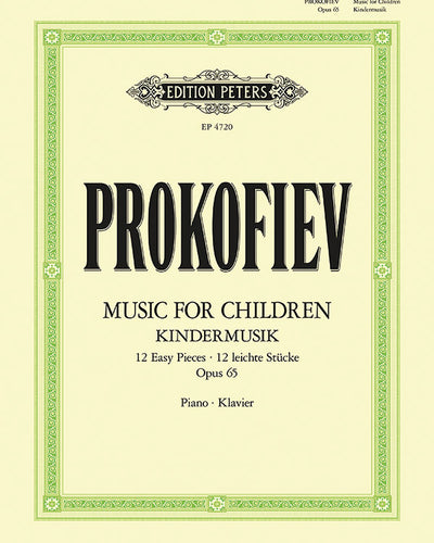 Music for Children: 12 Easy Pieces Op 65