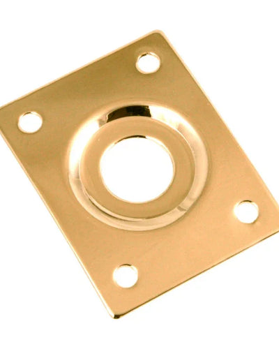 AllParts Gold Rectangular Jackplate