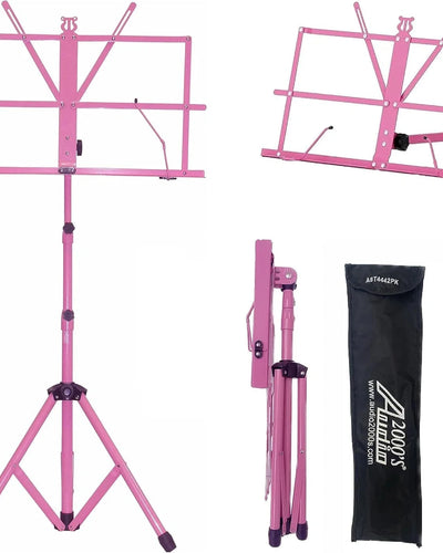 Foldable Sheet Music Stand Pink