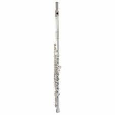 Azumi Professional Flute Open Hole Silver Headjoint Silver Body C# Trill Key