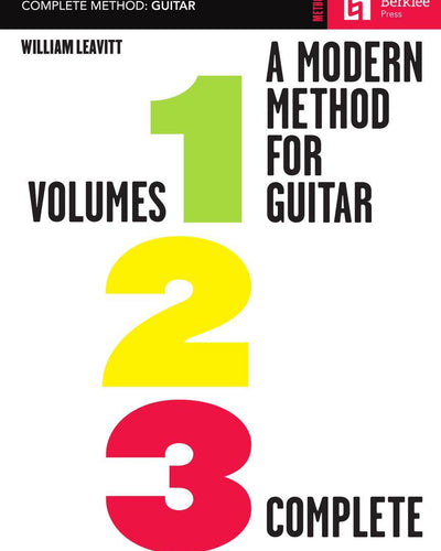 A Modern Method for Guitar Volumes 1, 2, 3 Complete
