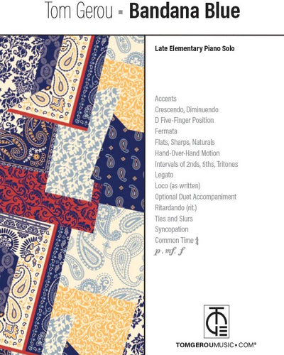 Bandana Blue - Tom Gerou