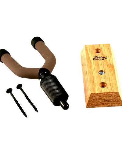String Swing Banjo Wall Hanger Oak