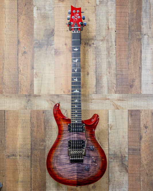 PRS SE Custom 24 Floyd, Charcoal Cherry Burst