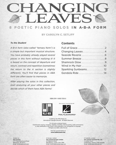 Changing Leaves PS 2028 P2 E3 - Carolyn Setliff
