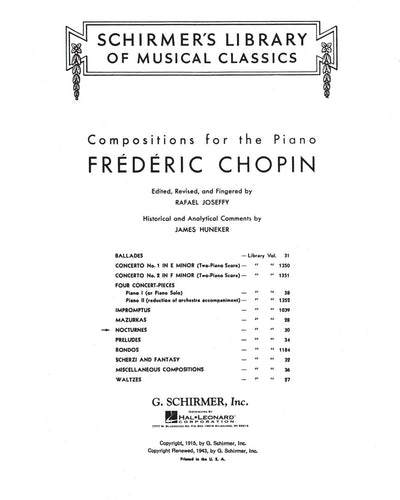 Chopin Nocturnes
