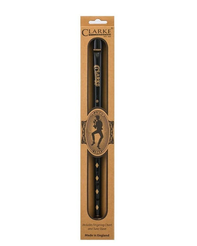 Clarke Tin Whistle Key of D Black