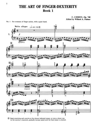 Czerny - Art Of Finger Dexterity