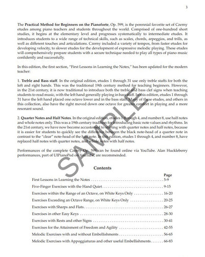 Czerny Practical Method for Beginners Opus 599