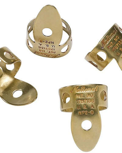 D'addario National Brass Finger Picks - 4 Pack