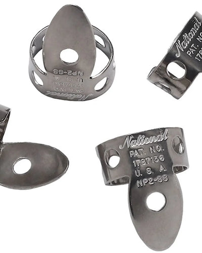 D'Addario National Stainless Steel Finger Picks - 4 Pack