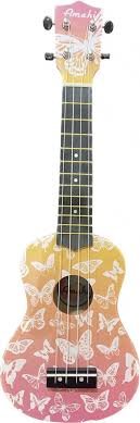 Amahi Sunset Mariposa Soprano Uke w/ Vinyl Gig Bag