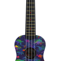 Amahi Dinosaur Soprano Uke w/ Vinyl Gig Bag