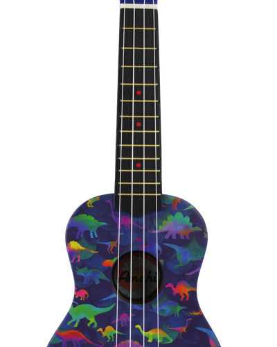Amahi Dinosaur Soprano Uke w/ Vinyl Gig Bag