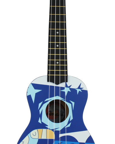 Amahi Soprano Uke Blue Bird w/ Vinyl Gig Bag