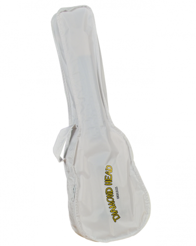 Diamond Head Vintage Soprano Uke White Floral w/ Vinyl Gig Bag