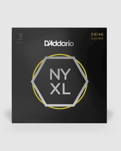 D'Addario 3 Pk NYXL 09-46 Electric Super Lite/Reg