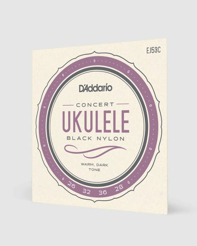 D'Addario Black Concert Nylon Uke Strings