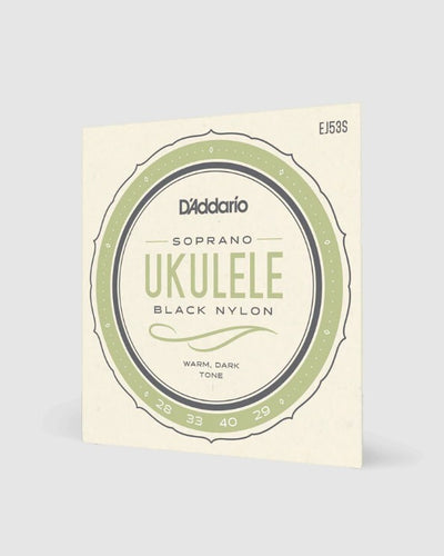 D'Addario Black Soprano Nylon Uke Strings