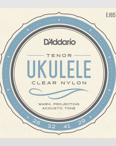 D'Addario Clear Tenor Nylon Uke Strings