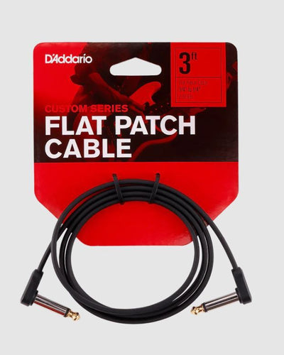D'Addario Flat Patch Cable 3ft