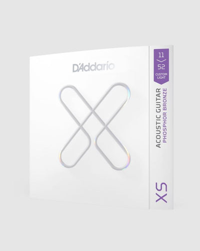 D'Addario XS Acoustic String Set Custom Light 11-52