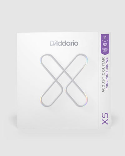 D'Addario XS Acoustic String Set Custom Light 11-52