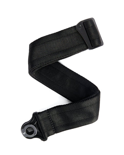 D'Addario Auto Lock Strap Black