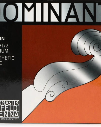 Dominant 1/2 Violin Strings Set Steel E Med Tension Synth Core