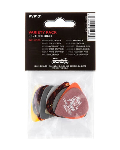 Dunlop Variety LT/MED 12 pack picks