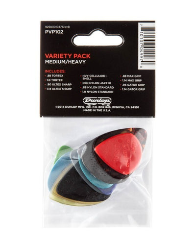 Dunlop Variety MED/HVY 12 pack picks