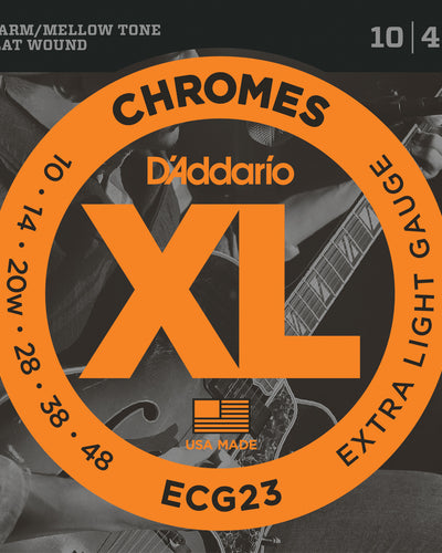 D'Addario XL Chromes Guitar String Set 10-48