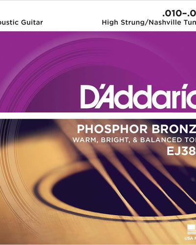 D'Addario EJ38H High Strung/Nashville Set