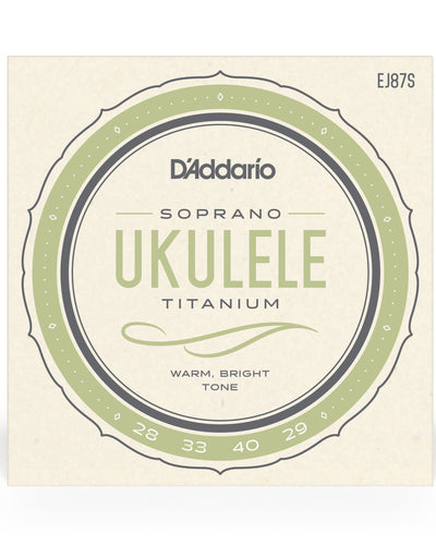 D'Addario EJ87S Titanium Ukulele Strings Soprano