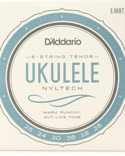 D'addario 6 String Uke Tenor String Set