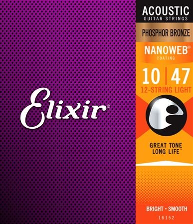 Elixir 12-String Phosphor Bronze