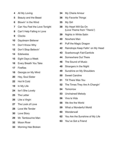 Easy Pop Melodies Violin