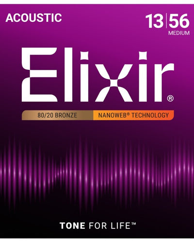 Elixir Acoustic Nanoweb 13-56