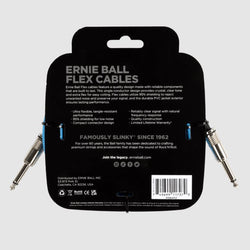 Ernie Ball Flex 10' Instrument Cable Blue