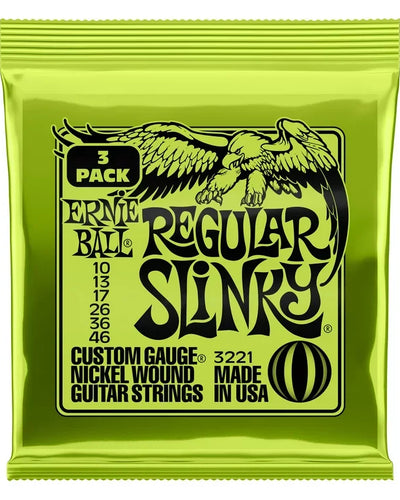 Ernie Ball Regular Slinky 3 Pack 10-46