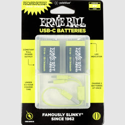 Ernie Ball USB Rechargeable 9v Battery 2 Pack