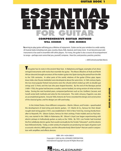 Essential Elements For Guitar Bk.1