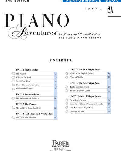 Faber Piano Adventures L2A Performance