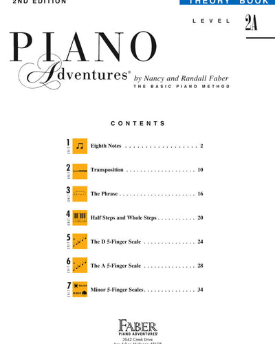 Faber Piano Adventures L2A Theory
